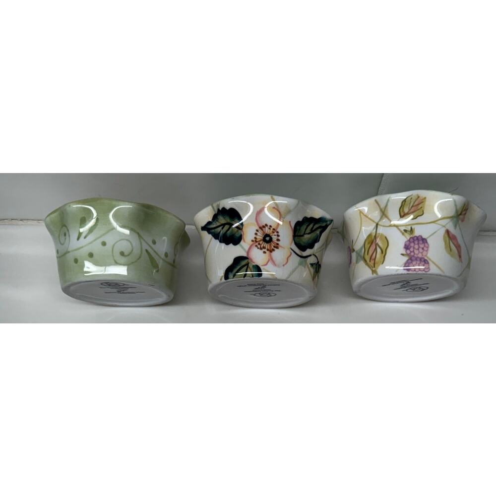 Tracy Porter Evelyn Collection Ramekin 3 1/2 inch Set of Three